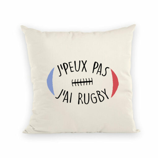 Coussin J’peux pas j’ai rugby