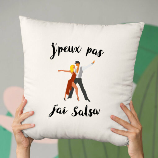 Coussin J’peux pas j’ai salsa