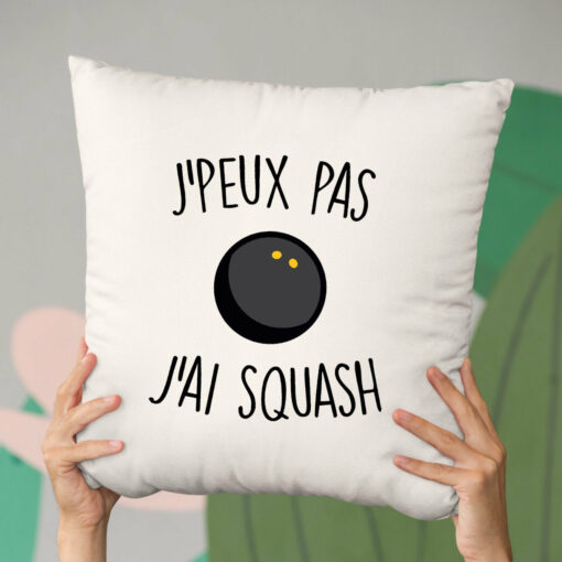 Coussin J’peux pas j’ai squash