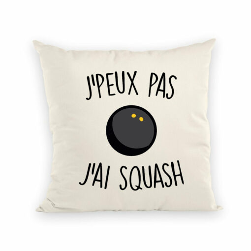 Coussin J’peux pas j’ai squash