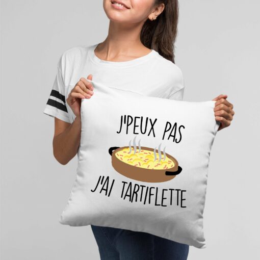 Coussin J’peux pas j’ai tartiflette