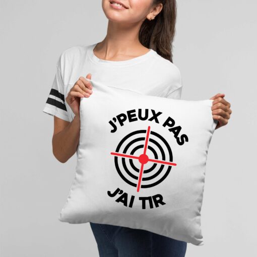 Coussin J’peux pas j’ai tir