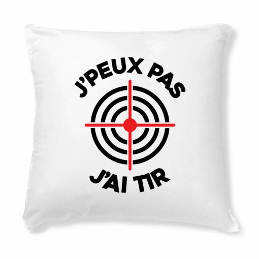 Coussin J’peux pas j’ai tir