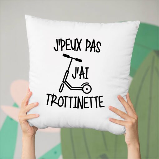 Coussin J’peux pas j’ai trottinette