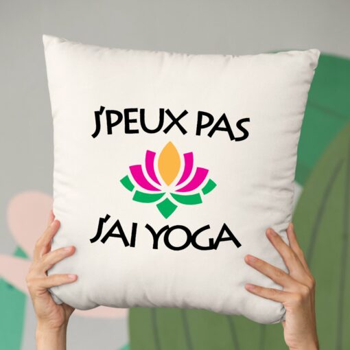 Coussin J’peux pas j’ai yoga