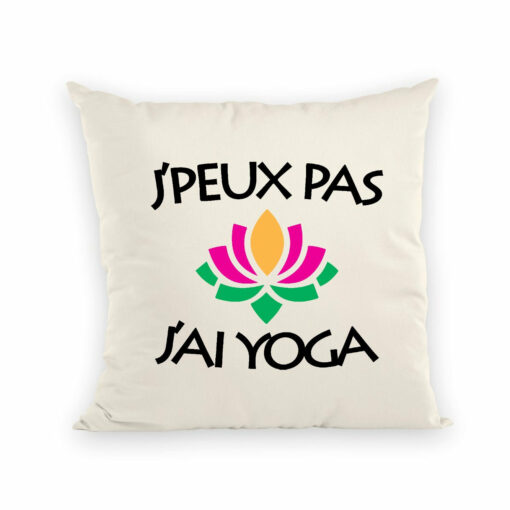 Coussin J’peux pas j’ai yoga