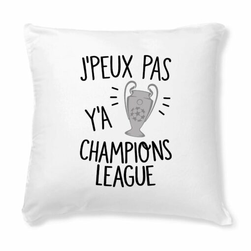 Coussin J’peux pas y’a champions league