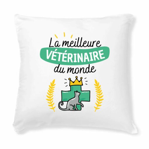 Coussin La meilleure veterinaire du monde