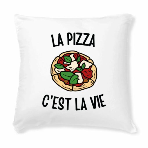 Coussin La pizza c’est la vie