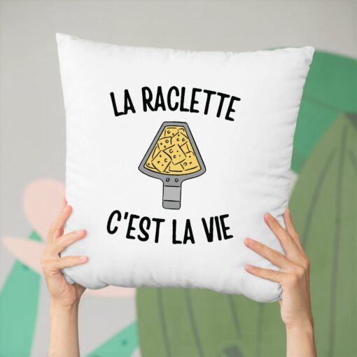 Coussin La raclette c’est la vie