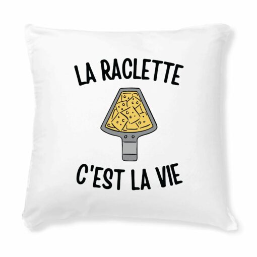 Coussin La raclette c’est la vie