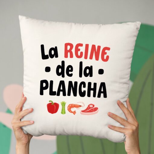 Coussin La reine de la plancha