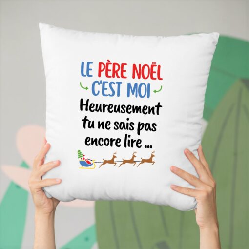 Coussin Le Pere Noel c’est moi