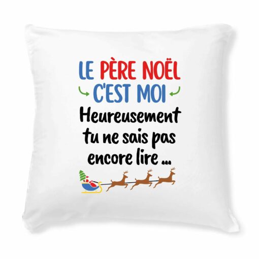 Coussin Le Pere Noel c’est moi