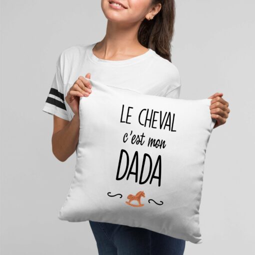 Coussin Le cheval c’est mon dada