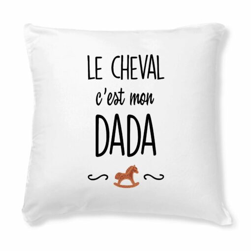 Coussin Le cheval c’est mon dada