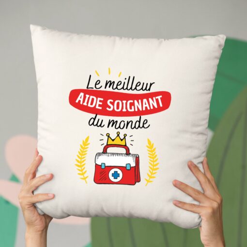 Coussin Le meilleur aide soignant du monde