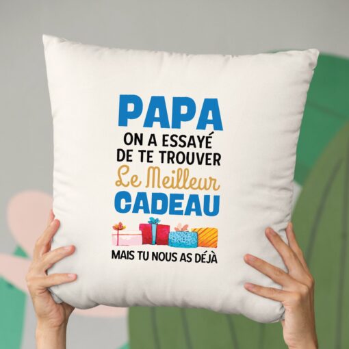 Coussin Le meilleur cadeau pour papa