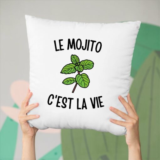 Coussin Le mojito c’est la vie