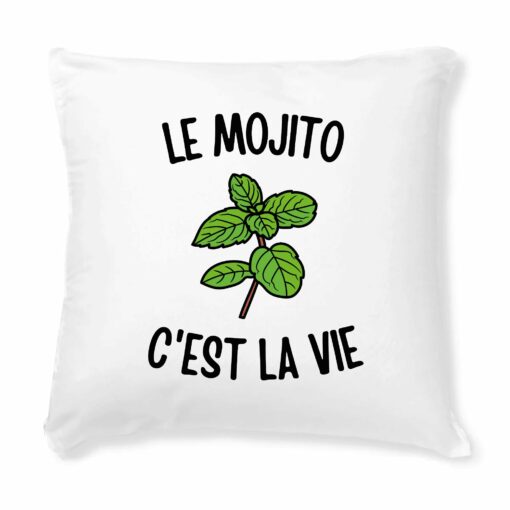 Coussin Le mojito c’est la vie