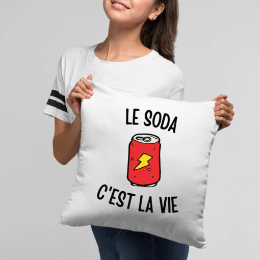 Coussin Le soda c’est la vie