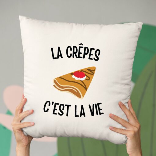 Coussin Les crepes c’est la vie