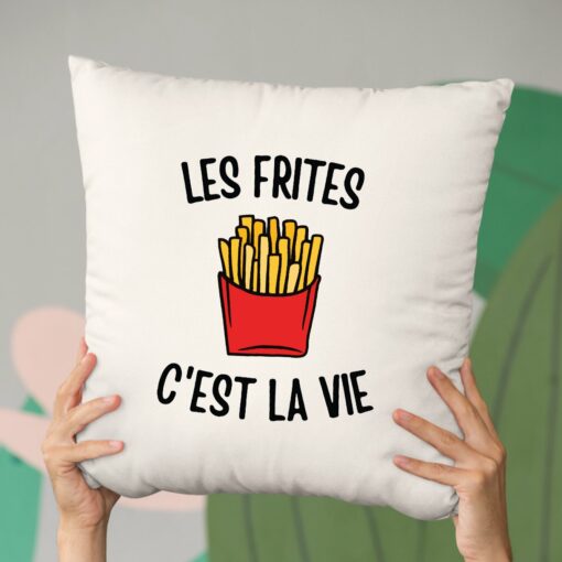 Coussin Les frites c’est la vie