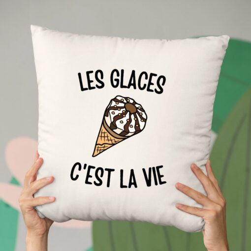 Coussin Les glaces c’est la vie