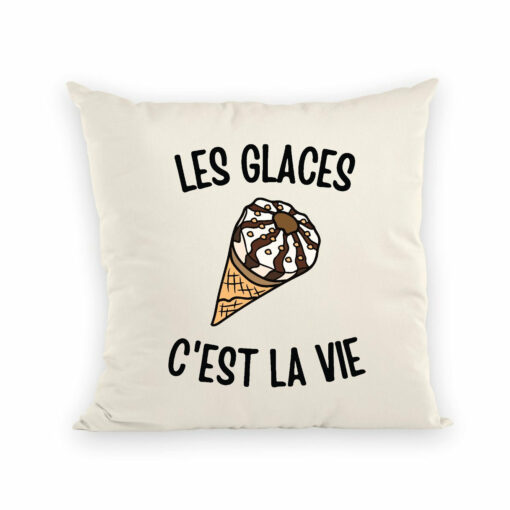 Coussin Les glaces c’est la vie