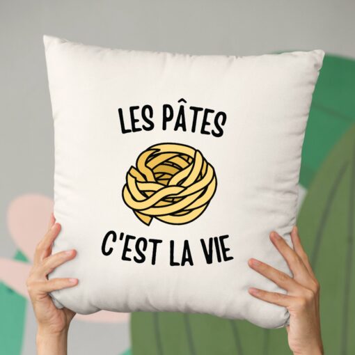 Coussin Les pates c’est la vie