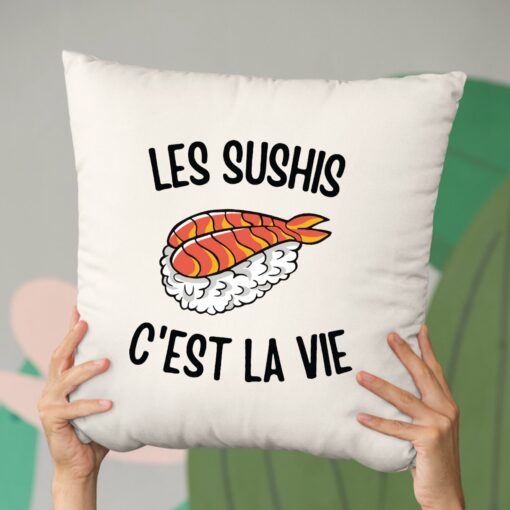 Coussin Les sushis c’est la vie