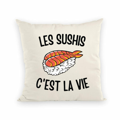 Coussin Les sushis c’est la vie