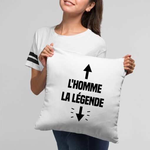 Coussin L’homme la legende