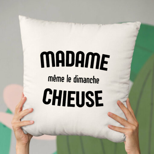 Coussin Madame chieuse