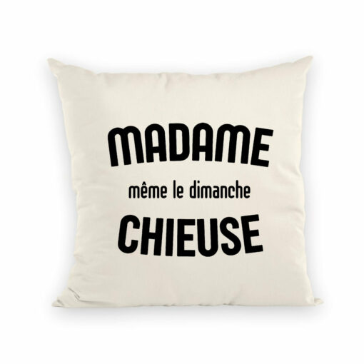 Coussin Madame chieuse