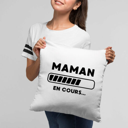 Coussin Maman en cours