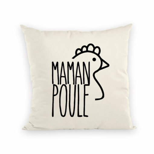 Coussin Maman poule