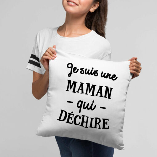 Coussin Maman qui dechire