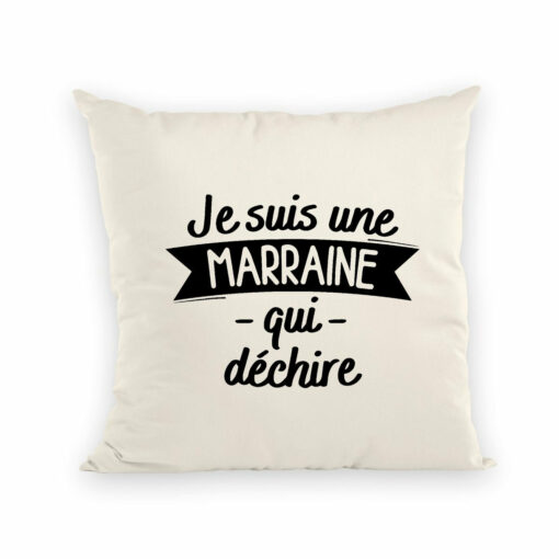 Coussin Marraine qui dechire