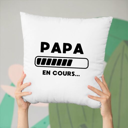 Coussin Papa en cours