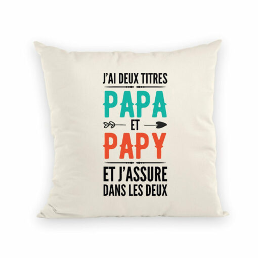 Coussin Papa et papy