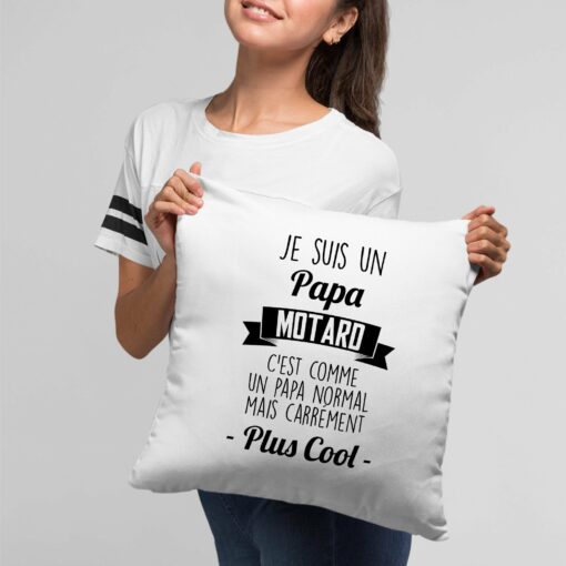 Coussin Papa motard