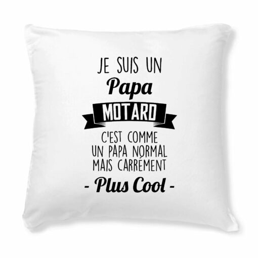 Coussin Papa motard