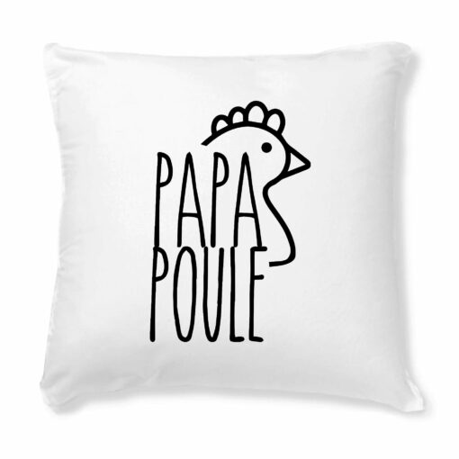 Coussin Papa poule