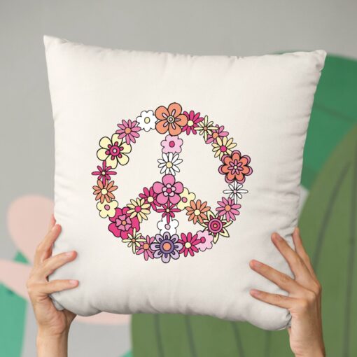 Coussin Peace and Love