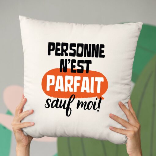 Coussin Personne n’est parfait