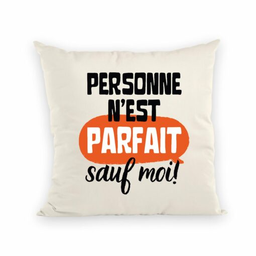 Coussin Personne n’est parfait