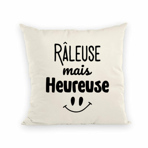 Coussin Raleuse mais heureuse