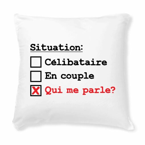 Coussin Situation celibataire