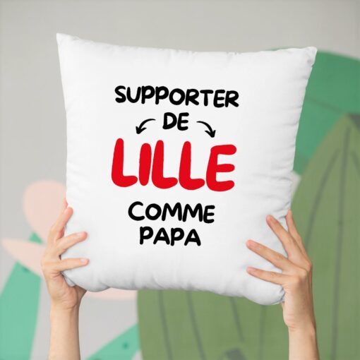 Coussin Supporter de Lille comme papa